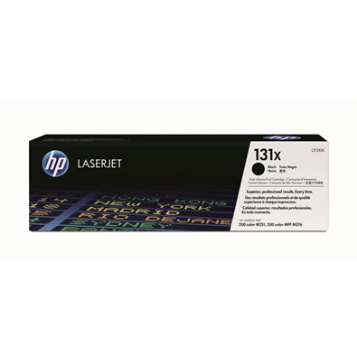 HP CF210X (131X) fekete nagykapacítású toner HP CF210X (131X) fekete nagykapacítású toner