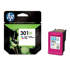 HP CH564EE (301XL) tri-color színes nagykapacitású tintapatron HP CH564EE (301XL) tri-color színes nagykapacitású tintapatron
