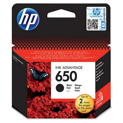 HP CZ101AE (650) fekete tintapatron HP CZ101AE (650) fekete tintapatron