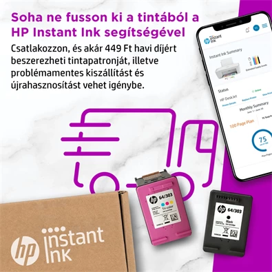 HP DeskJet 2710E tintasugaras multifunkciós Instant Ink ready nyomtató HP DeskJet 2710E tintasugaras multifunkciós Instant Ink ready nyomtató