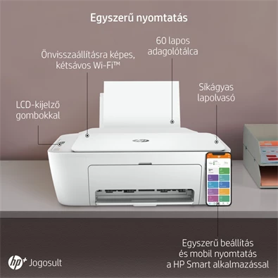 HP DeskJet 2710E tintasugaras multifunkciós Instant Ink ready nyomtató HP DeskJet 2710E tintasugaras multifunkciós Instant Ink ready nyomtató