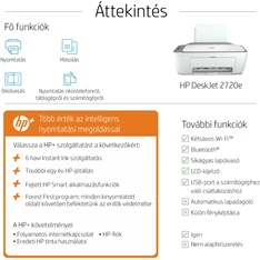HP DeskJet 2720E tintasugaras multifunkciós Instant Ink ready nyomtató HP DeskJet 2720E tintasugaras multifunkciós Instant Ink ready nyomtató