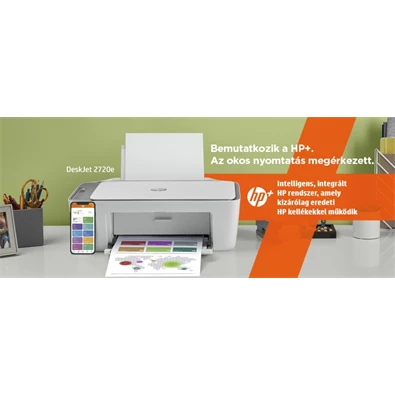 HP DeskJet 2720E tintasugaras multifunkciós Instant Ink ready nyomtató HP DeskJet 2720E tintasugaras multifunkciós Instant Ink ready nyomtató