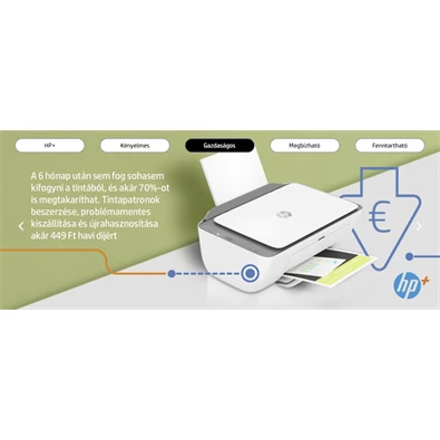 HP DeskJet 2720E tintasugaras multifunkciós Instant Ink ready nyomtató HP DeskJet 2720E tintasugaras multifunkciós Instant Ink ready nyomtató