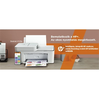 HP DeskJet Plus 4120E tintasugaras multifunkciós Instant Ink ready nyomtató HP DeskJet Plus 4120E tintasugaras multifunkciós Instant Ink ready nyomtató