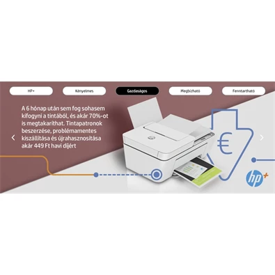 HP DeskJet Plus 4120E tintasugaras multifunkciós Instant Ink ready nyomtató HP DeskJet Plus 4120E tintasugaras multifunkciós Instant Ink ready nyomtató