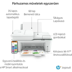 HP DeskJet Plus 4122E tintasugaras multifunkciós Instant Ink ready nyomtató HP DeskJet Plus 4122E tintasugaras multifunkciós Instant Ink ready nyomtató