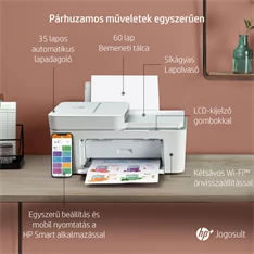 HP DeskJet Plus 4122E tintasugaras multifunkciós Instant Ink ready nyomtató HP DeskJet Plus 4122E tintasugaras multifunkciós Instant Ink ready nyomtató
