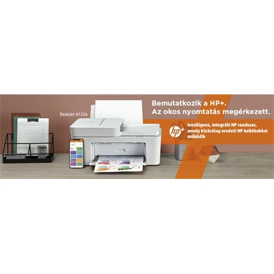 HP DeskJet Plus 4122E tintasugaras multifunkciós Instant Ink ready nyomtató HP DeskJet Plus 4122E tintasugaras multifunkciós Instant Ink ready nyomtató