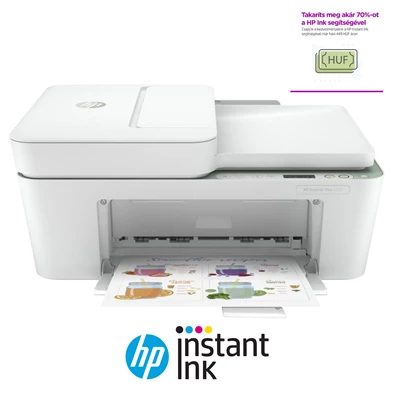 HP DeskJet Plus 4122E tintasugaras multifunkciós Instant Ink ready nyomtató HP DeskJet Plus 4122E tintasugaras multifunkciós Instant Ink ready nyomtató