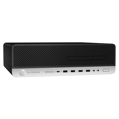 HP EliteDesk 800 G5 SFF/i5-9th/16GB/256GB SSD/Win Pro COA fekete asztali számítógép (Használt A)
