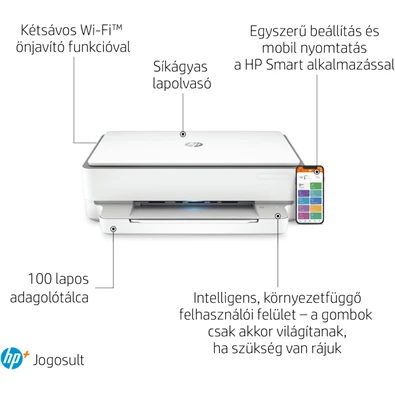 HP Envy 6020E AiO multifunkciós tintasugaras Instant Ink ready nyomtató HP Envy 6020E AiO multifunkciós tintasugaras Instant Ink ready nyomtató