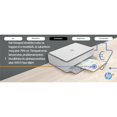 HP Envy 6020E AiO multifunkciós tintasugaras Instant Ink ready nyomtató HP Envy 6020E AiO multifunkciós tintasugaras Instant Ink ready nyomtató