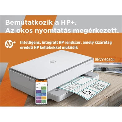 HP Envy 6020E AiO multifunkciós tintasugaras Instant Ink ready nyomtató HP Envy 6020E AiO multifunkciós tintasugaras Instant Ink ready nyomtató