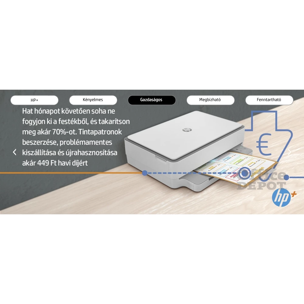 HP Envy 6020E AiO multifunkciós tintasugaras Instant Ink ready nyomtató