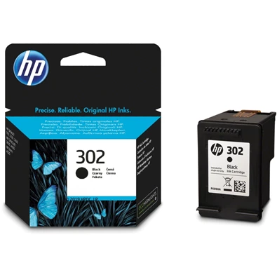HP F6U66AE (302) fekete tintapatron HP F6U66AE (302) fekete tintapatron