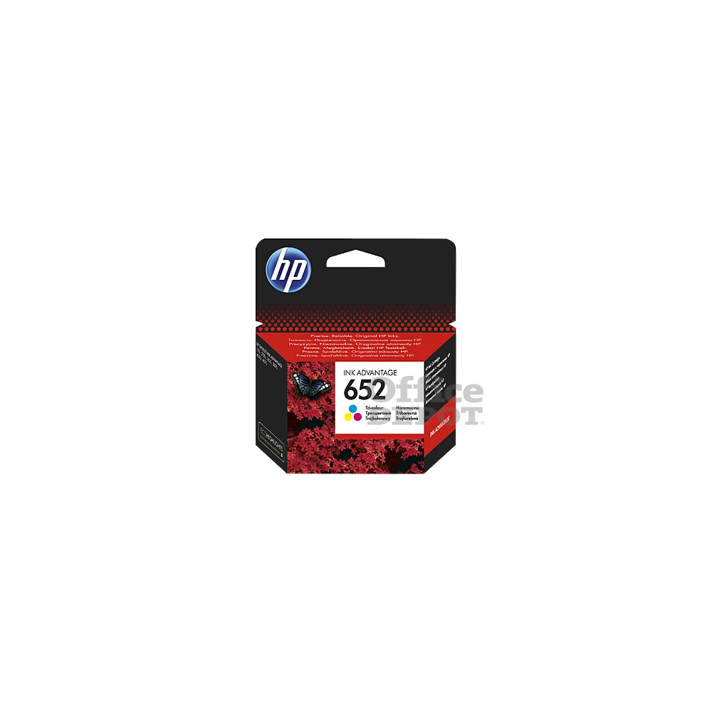 HP F6V24AE (652) háromszínű tintapatron