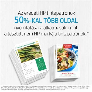 HP F6V25AE (652) fekete tintapatron HP F6V25AE (652) fekete tintapatron