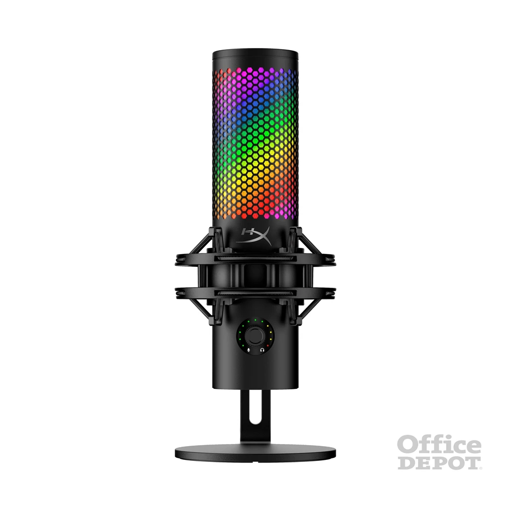 HP HYPERX QuadCast 2 S RGB fekete vezetékes mikrofon