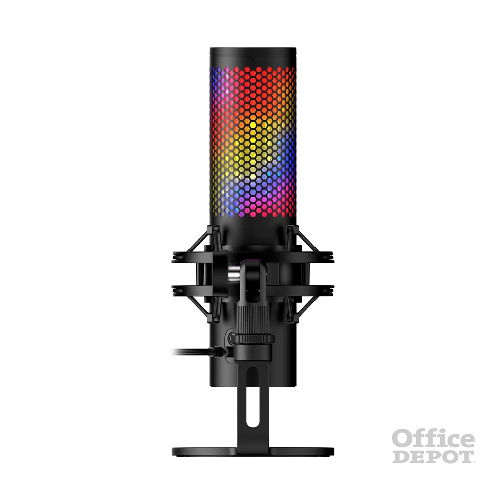 HP HYPERX QuadCast 2 S RGB fekete vezetékes mikrofon