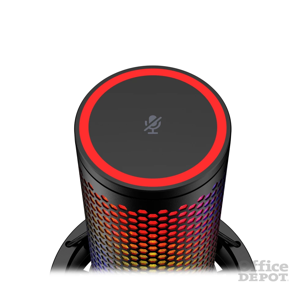HP HYPERX QuadCast 2 S RGB fekete vezetékes mikrofon