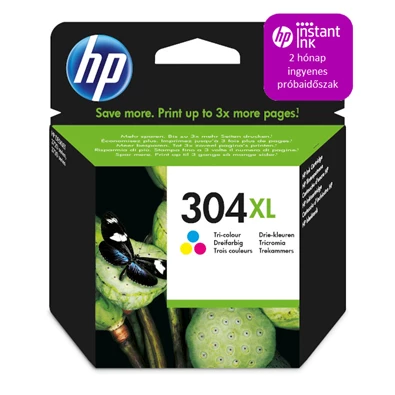HP N9K07AE (304XL) háromszínű XL tintapatron HP N9K07AE (304XL) háromszínű XL tintapatron