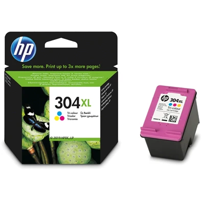 HP N9K07AE (304XL) háromszínű XL tintapatron HP N9K07AE (304XL) háromszínű XL tintapatron