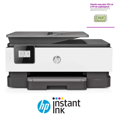 HP OfficeJet 8012E All-in-One multifunkciós tintasugaras Instant Ink ready nyomtató HP OfficeJet 8012E All-in-One multifunkciós tintasugaras Instant Ink ready nyomtató