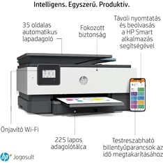 HP OfficeJet 8012E All-in-One multifunkciós tintasugaras Instant Ink ready nyomtató HP OfficeJet 8012E All-in-One multifunkciós tintasugaras Instant Ink ready nyomtató