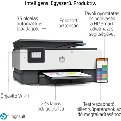 HP OfficeJet 8012E All-in-One multifunkciós tintasugaras Instant Ink ready nyomtató HP OfficeJet 8012E All-in-One multifunkciós tintasugaras Instant Ink ready nyomtató