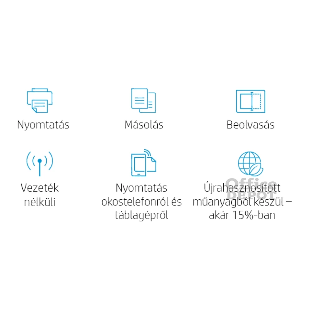 HP OfficeJet 8012E All-in-One multifunkciós tintasugaras Instant Ink ready nyomtató