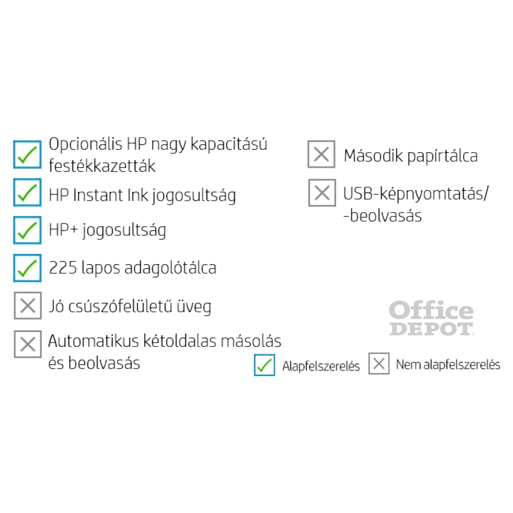 HP OfficeJet 8012E All-in-One multifunkciós tintasugaras Instant Ink ready nyomtató