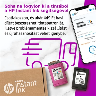 HP OfficeJet Pro 9010E All-in-One multifunkciós tintasugaras Instant Ink ready nyomtató HP OfficeJet Pro 9010E All-in-One multifunkciós tintasugaras Instant Ink ready nyomtató
