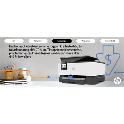 HP OfficeJet Pro 9010E All-in-One multifunkciós tintasugaras Instant Ink ready nyomtató HP OfficeJet Pro 9010E All-in-One multifunkciós tintasugaras Instant Ink ready nyomtató