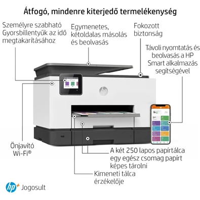 HP OfficeJet Pro 9022E All-in-One multifunkciós tintasugaras Instant Ink ready nyomtató HP OfficeJet Pro 9022E All-in-One multifunkciós tintasugaras Instant Ink ready nyomtató