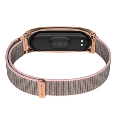 Haffner FN0213 Xiaomi Mi Smart Band 5/Band 6 Nylon rose gold rozsdamentes acél óraszíj Haffner FN0213 Xiaomi Mi Smart Band 5/Band 6 Nylon rose gold rozsdamentes acél óraszíj