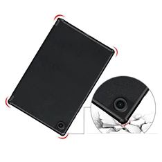 Haffner FN0294 Samsung Galaxy Tab A8 10.5 védőtok (Smart Case) on/off funkcióval - rózsa arany