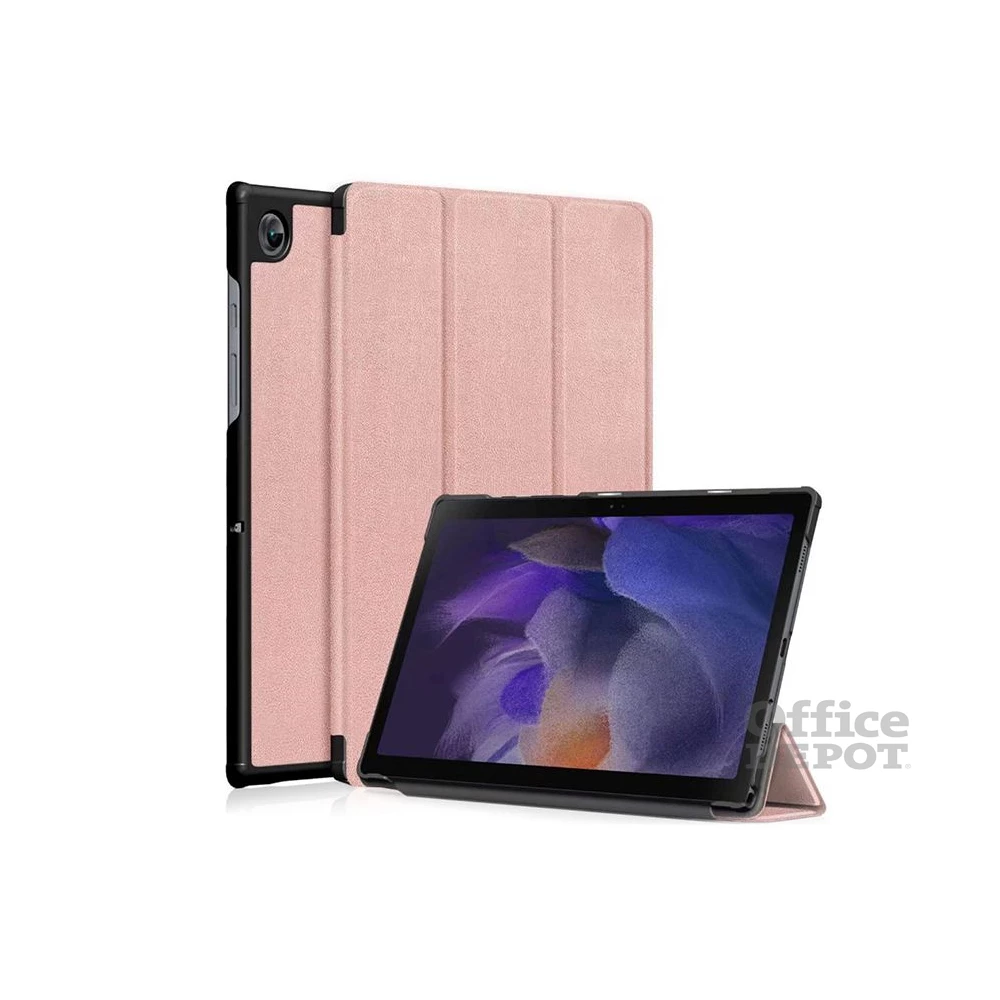 Haffner FN0294 Samsung Galaxy Tab A8 10.5 védőtok (Smart Case) on/off funkcióval - rózsa arany