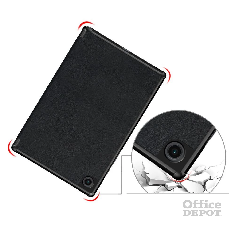 Haffner FN0294 Samsung Galaxy Tab A8 10.5 védőtok (Smart Case) on/off funkcióval - rózsa arany
