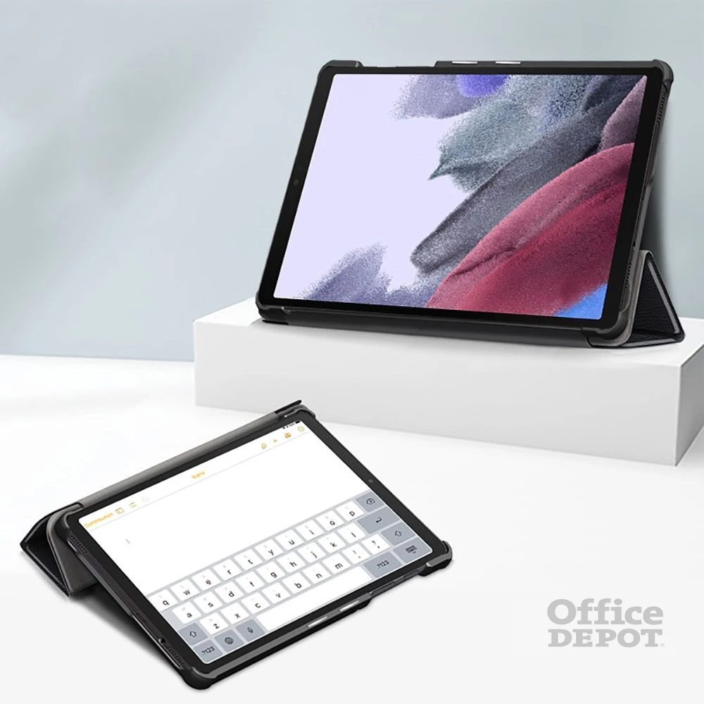 Haffner FN0294 Samsung Galaxy Tab A8 10.5 védőtok (Smart Case) on/off funkcióval - rózsa arany