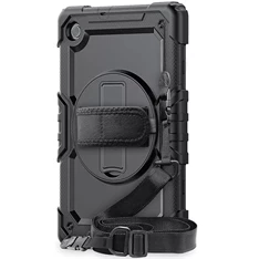 Haffner FN0478 Lenovo Tab M10 10,1 2nd TB-X306 fekete ütésálló tablet tok kijelzővédő üveggel Haffner FN0478 Lenovo Tab M10 10,1 2nd TB-X306 fekete ütésálló tablet tok kijelzővédő üveggel