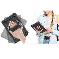 Haffner FN0478 Lenovo Tab M10 10,1 2nd TB-X306 fekete ütésálló tablet tok kijelzővédő üveggel Haffner FN0478 Lenovo Tab M10 10,1 2nd TB-X306 fekete ütésálló tablet tok kijelzővédő üveggel