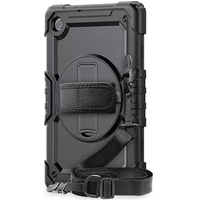 Haffner FN0478 Lenovo Tab M10 10,1 2nd TB-X306 fekete ütésálló tablet tok kijelzővédő üveggel Haffner FN0478 Lenovo Tab M10 10,1 2nd TB-X306 fekete ütésálló tablet tok kijelzővédő üveggel