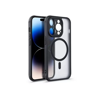 Haffner HF219504 Apple Iphone 15 Pro fekete/átlátszó Matte Mag szilikon hátlap Haffner HF219504 Apple Iphone 15 Pro fekete/átlátszó Matte Mag szilikon hátlap