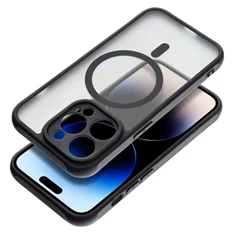 Haffner HF219504 Apple Iphone 15 Pro fekete/átlátszó Matte Mag szilikon hátlap Haffner HF219504 Apple Iphone 15 Pro fekete/átlátszó Matte Mag szilikon hátlap