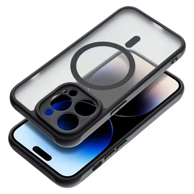 Haffner HF219504 Apple Iphone 15 Pro fekete/átlátszó Matte Mag szilikon hátlap Haffner HF219504 Apple Iphone 15 Pro fekete/átlátszó Matte Mag szilikon hátlap