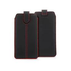 Haffner PT-6669 Ultraslim univerzális (170x89mm) fekete műbőr tok