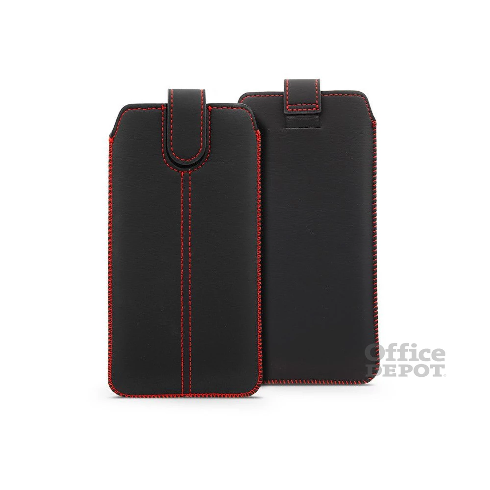 Haffner PT-6669 Ultraslim univerzális (170x89mm) fekete műbőr tok