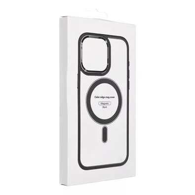 Haffner PT-6839 Apple iPhone 15 Pro Max Edge Mag Cover fekete/átlátszó szilikon hátlap Haffner PT-6839 Apple iPhone 15 Pro Max Edge Mag Cover fekete/átlátszó szilikon hátlap