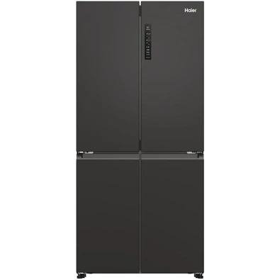 Haier HCR3818ENPT antracit, négyajtós, Hűtő:311L, Fagyasztó:156L, Total No frost hűtőszekrény